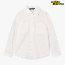 인디고키즈 중계점 화이트 오버핏 셔츠 (화이트) *24년 겨울신상* 꾸준히 사랑받는 베스트템 오버핏으로 편하게 입는 화이트 셔츠 남방 8~13세