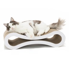 by Amazon 고양이 이발 발톱 발리 침대 8 홀로그램 화이트