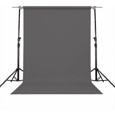 심리스 사진 배경 용지 롤 사진 비디오 및 스트리밍용 회색 107 x32 Thunder Grey 721881, 53" x16'_Neutral Grey, 1개
