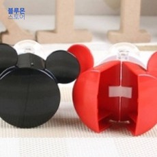 블루몬 칫솔홀더 미키 입체칫솔걸이2P 면도기걸이 치약걸이 욕실걸이 욕실선반, 단일상품
