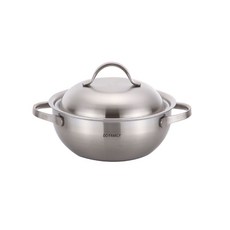 국산 백화점상품 통3중 스텐냄비 양수웍 20 인덕션용 통삼중 두패밀리, 1개, 20cm