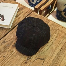 가을 겨울 데일리 체크패턴 빵모자 헌팅캡 558372731914