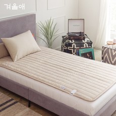 겨울애한일 패딩솜 1인용 싱글 카본 탄소매트 전기장판 전기매트 오트밀, 단품