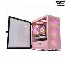 다크플래쉬 DLM21 RGB MESH 강화유리 (핑크)