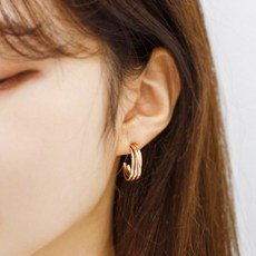 볼드링귀걸이