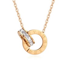 로마숫자순금펜던트