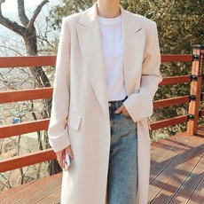 (국내 자체 제작)(당일 발송) 프리미엄 원단 소재 롱코트