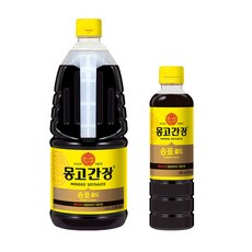 몽고 송표 골드 간장 1.5L + 500ml 기획세트, 단품, 1.5L+0.5L