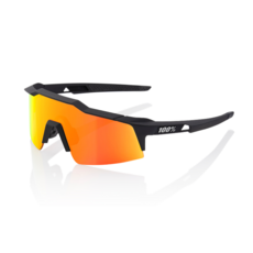 100% 스피드크레프트 SPEEDCRAFT XS - Soft Tact Black - HiPER Red Multilayer Mirror Lens (61005-100-43), 레드 밀리터리미러
