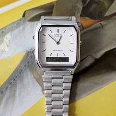[CASIO] 카시오 AQ-230A-7D 메탈 공용 데일리 손목시계