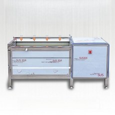  농산물 채소 고추세척기 과일 구근류 진흙제거 호두 세정 인삼 주방 감자 야채 고구마, 선택1 