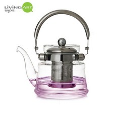 리빙아트 내열유리 포트-600ml 유리포트 클래식한디자인 빠른열전도율 티포트 약탕기대용 - (내열유리포트), 본상품선택