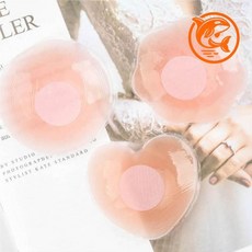부드러운 비밀 패드 실리콘 남녀 보호 패치 착용감 유두 공용 자연스러운, 하트 2P3, 1개
