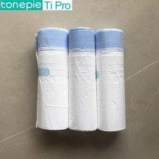 TONEPIE 자체 청소 상자용 헤비 듀티 고양이 쓰레기 상자 라이너 엉킴과 악취 방지 쓰레기 봉투 배설물 봉투 완벽한 핏, 3개, 없음