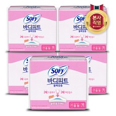 쏘피 바디피트 볼록맞춤 중형 16P 5개(총 80입), 5개, 16개입