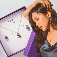 스와로브스키목걸이귀걸이세트