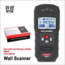 WINTACT 벽 스캐너 핸드 헬드 전문 다기능 디지털 벽 철 금속 나무 와이어 아연 도금 파이프 파인더 스캐너|산업금속검출기|, 1개, CHINA, WT55