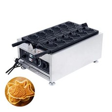 붕어빵기계 가정용 업소용 미니 전기식 상업용 오픈 입 물고기 와플 기계 Taiyaki 모양 다리미 붙지 않는 코팅 스테인리스 스틸 스낵 머핀, 없음, 21) 6pcs Taiyaki - 220V - JP