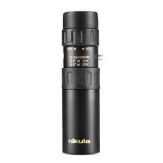 망원경원래 쌍안경 Nikula 10-30x25 줌 Monocular 망원경 포켓 Binoculo 사냥 광학 프리즘 범위 삼, 01 Single Monocular
