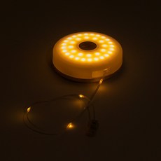 뮤토 밀키웨이 LED 휴대용 줄랜턴 미니 무드등 조명, 아이보리
