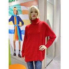 베네통 직수입 심플 포인트 슬릿 풀오버 니트 1044D2365