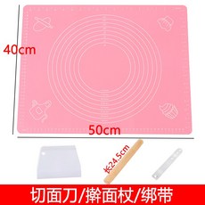 해외 반죽 패드 보력 실리콘 미끄럼 방지 베이킹 가정용 롤링 패널 밀가루 반죽 패드 대형 비 스틱-18258, 단일옵션