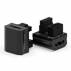 EZDIY-FAB 12VHPWR STD 180도 어댑터 (블랙), 1개