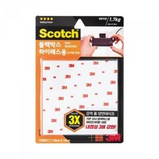 아트박스/한가람문구 3M 블랙박스 하이패스용 양면테이프 고내열 (10cmX10cm), ♧◆▷>상품선택▦♧§/<