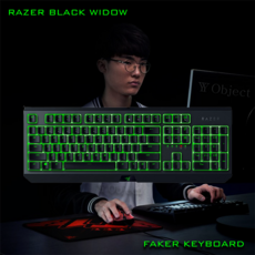 페이커 키보드 Razer Black Widow 레이저 블랙위도우 기계식 게이밍 Razer 키보드, ., ., 블랙위도우 키보드