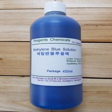 오피스안&컴사이언스 메틸렌블루용액 450ml 동물세포염색실험Methylene Blue Sol 시약