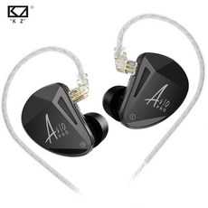 KZ AS10 PRO 리스닝 이어폰 5BA 마니아 HiFi 저음 음악 IEM 이어폰 소음 감소 스포츠 게임 이어폰 2핀 이동식 이어폰