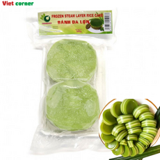 STEAM RICE CAKE 베트남 냉동 반다론 녹두떡 banh da lon, 3개, 500g