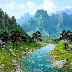 DIY 그림그리기 페인팅 여름테마 명화 액자