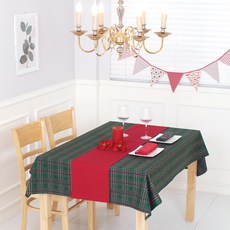찬미디자인 크리스마스 식탁보+러너세트, X-mas. 22, 2인식탁보 130x108