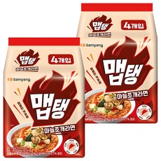 Samyang Foods 三養 香辣蒜味蛤蜊湯麵 110g, 8包