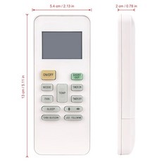ECONTROLLY RG52A2 교체용 리모컨 MIDEA A/C 에어컨 RG52A8/BGEF RG52A9와 호환 128811