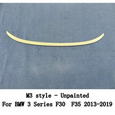 BMW 3시리즈 F30 F35 F80 M3 M4 MP PSM 스타일 카본 블랙 후면 트렁크 스포일러 윙 튜닝, F
