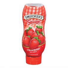 Smucker's Mosaics 스머커즈 튜브형 딸기잼 과일스프레드 (567g) 12개 Squeeze Strawberry Fruit Spread Jam