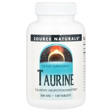 Source Naturals 타우린, 1개, 120정
