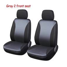 AUTO PLUS 체크 무늬 폴리에스테르 패치 워크 메쉬 패브릭 유니버설 유니섹스 자동차 시트 커버 세트 스폰지가 있는 액세서리 인테리어, AD9112-2F 3, 1개, 3) AD91122F