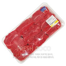 [KG당 단가상품] 코스트코 미국산 소고기 부채살 스테이크용, 1개
