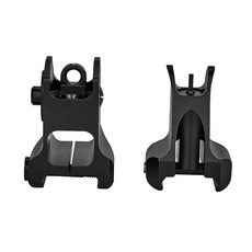 가늠쇠 조준경 가늠자 총 연습 M4 HK416 8세대 9세대, 메탈 DD 블랙, 1개