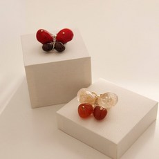 블루케이루비원석나비브로치