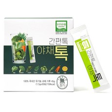 간편톡 야채톡1.5gx30개 유기농100% 산마을, 1.5g, 30개