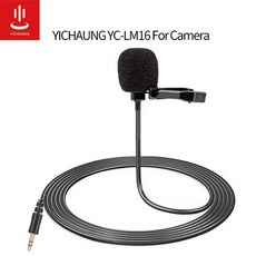 해외 YICHUANG 1.5m 금속 마이크 3.5mm 잭 Lavalier 타이 클립 마이크 미니 오디오 마이크 카메라 PROD372, One Color_One Size, One Color_One Size, 상세 설명 참조0