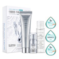 에스네이처 아쿠아 수분크림 대용량 기획세트, 1세트