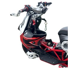 이탈젯 드랙스터200 도난방지 헬멧락 잠금 장치 후크, 블랙