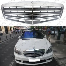 프론트 레이싱 센터 그릴 벤츠 W221 S클래스 S320 S350 S450 S500 S63 09-13년 페이스리프트 범퍼 그릴 크롬