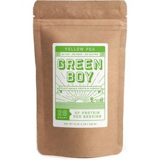 GREEN BOY 식물성 단백질 파우더 쉐이크 비건프로틴 식이섬유 무설탕 글루텐프리 첨가제무함유 450g, 노란 완두콩, 1개