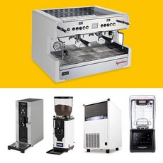 씨메 05 시그니처 2그룹 커피머신 + 카페 창업 패키지 (+그라인더 제빙기 디스펜서 블렌더)